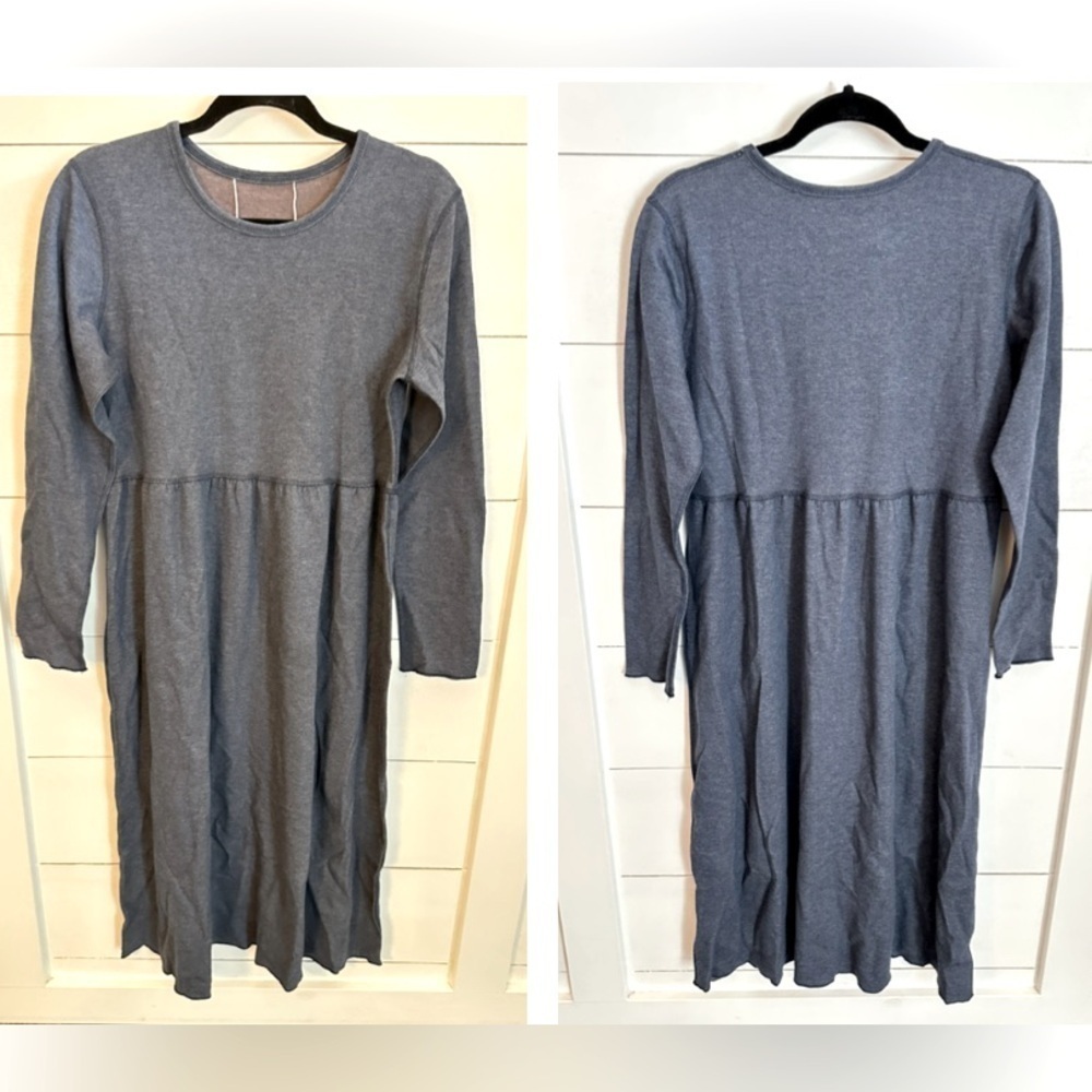 THE VERMONT COUNTRY STORE S Cotton Midi soft comfy woman gorpcore warm dress